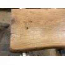 Baumscheibe, Waschtisch, Tischplatte, Altholz-Stil, Antik, Eiche, Baumkante 100x50x4,5